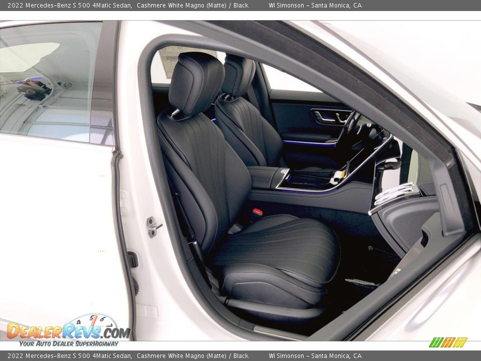Black Interior - 2022 Mercedes-Benz S 500 4Matic Sedan Photo #5