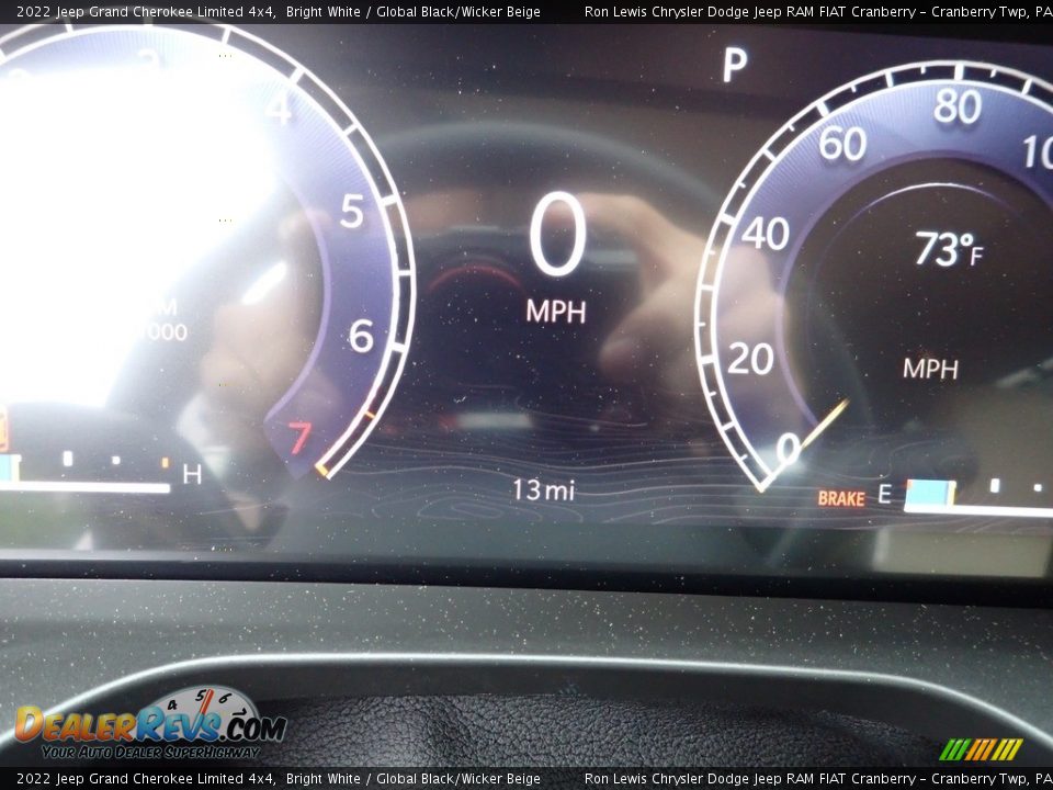 2022 Jeep Grand Cherokee Limited 4x4 Bright White / Global Black/Wicker Beige Photo #16