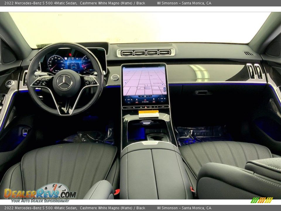 Dashboard of 2022 Mercedes-Benz S 500 4Matic Sedan Photo #6