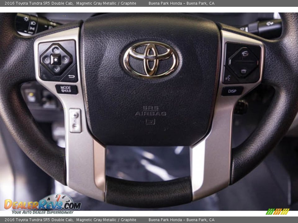 2016 Toyota Tundra SR5 Double Cab Magnetic Gray Metallic / Graphite Photo #15