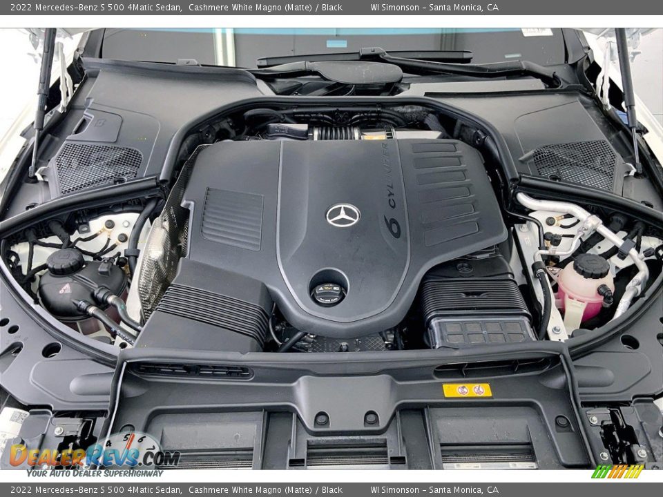 2022 Mercedes-Benz S 500 4Matic Sedan 3.0 Liter Turbocharged DOHC 24-Valve VVT Inline 6 Cylinder w/EQ Boost Engine Photo #9