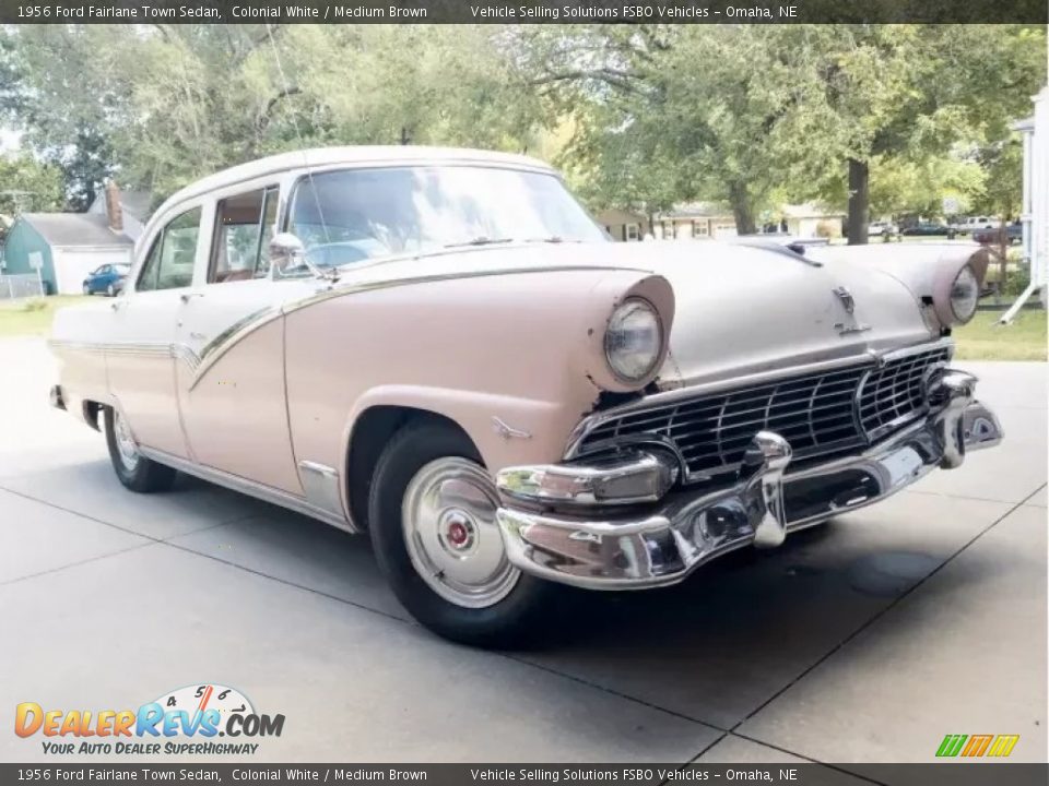 Front 3/4 View of 1956 Ford Fairlane Town Sedan Photo #1