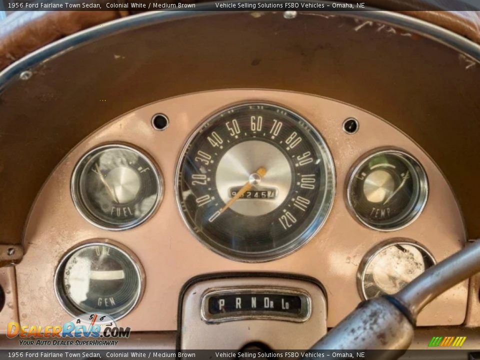 1956 Ford Fairlane Town Sedan Gauges Photo #5