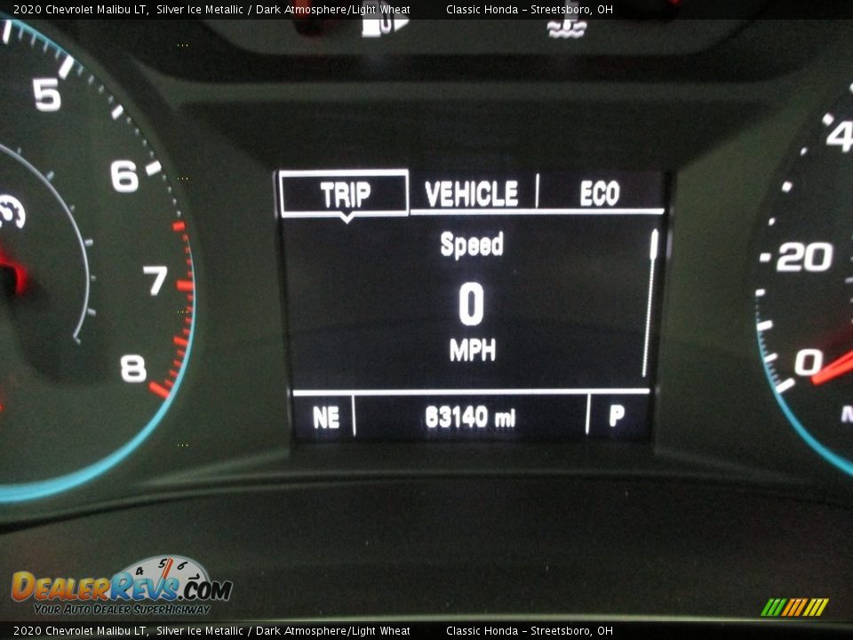 2020 Chevrolet Malibu LT Silver Ice Metallic / Dark Atmosphere/Light Wheat Photo #30