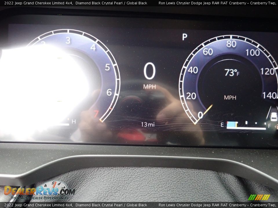 2022 Jeep Grand Cherokee Limited 4x4 Diamond Black Crystal Pearl / Global Black Photo #16