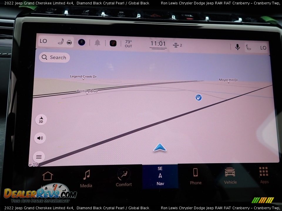 2022 Jeep Grand Cherokee Limited 4x4 Diamond Black Crystal Pearl / Global Black Photo #18