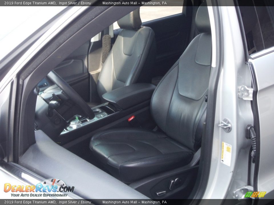 2019 Ford Edge Titanium AWD Ingot Silver / Ebony Photo #14