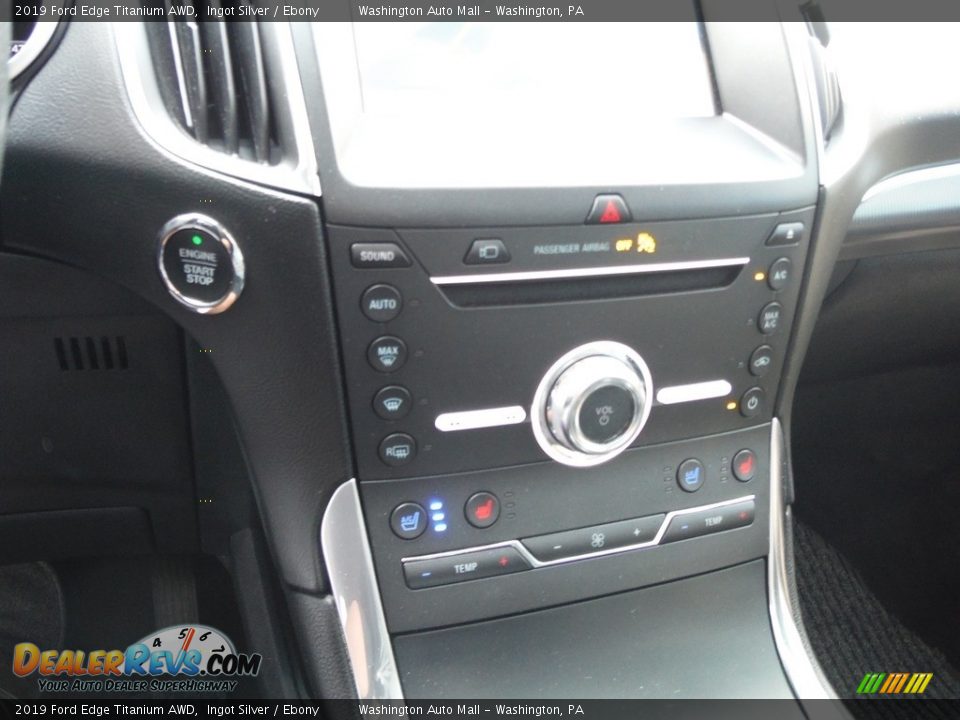 2019 Ford Edge Titanium AWD Ingot Silver / Ebony Photo #23