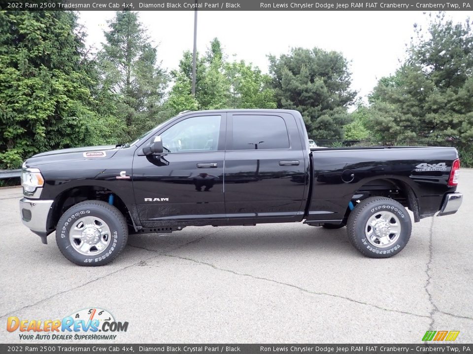 Diamond Black Crystal Pearl 2022 Ram 2500 Tradesman Crew Cab 4x4 Photo #2