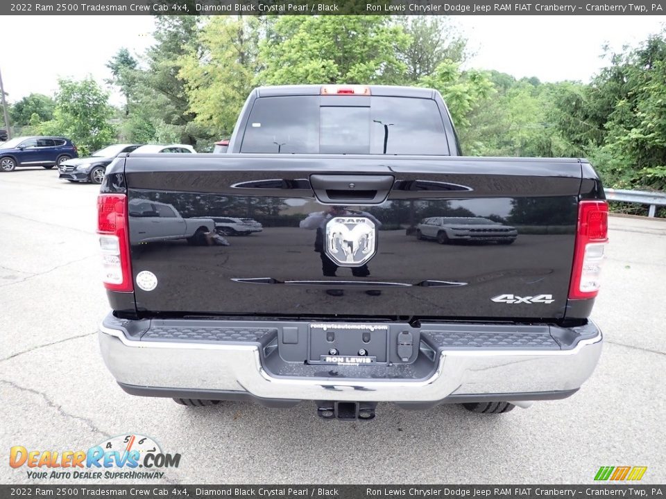 2022 Ram 2500 Tradesman Crew Cab 4x4 Diamond Black Crystal Pearl / Black Photo #4