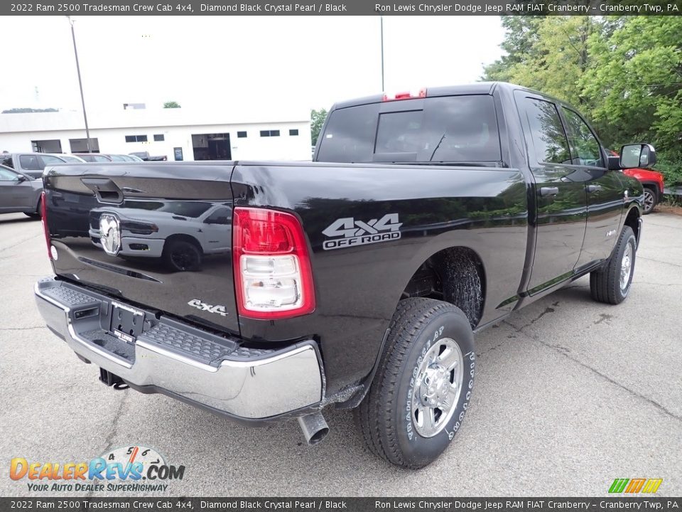 2022 Ram 2500 Tradesman Crew Cab 4x4 Diamond Black Crystal Pearl / Black Photo #5