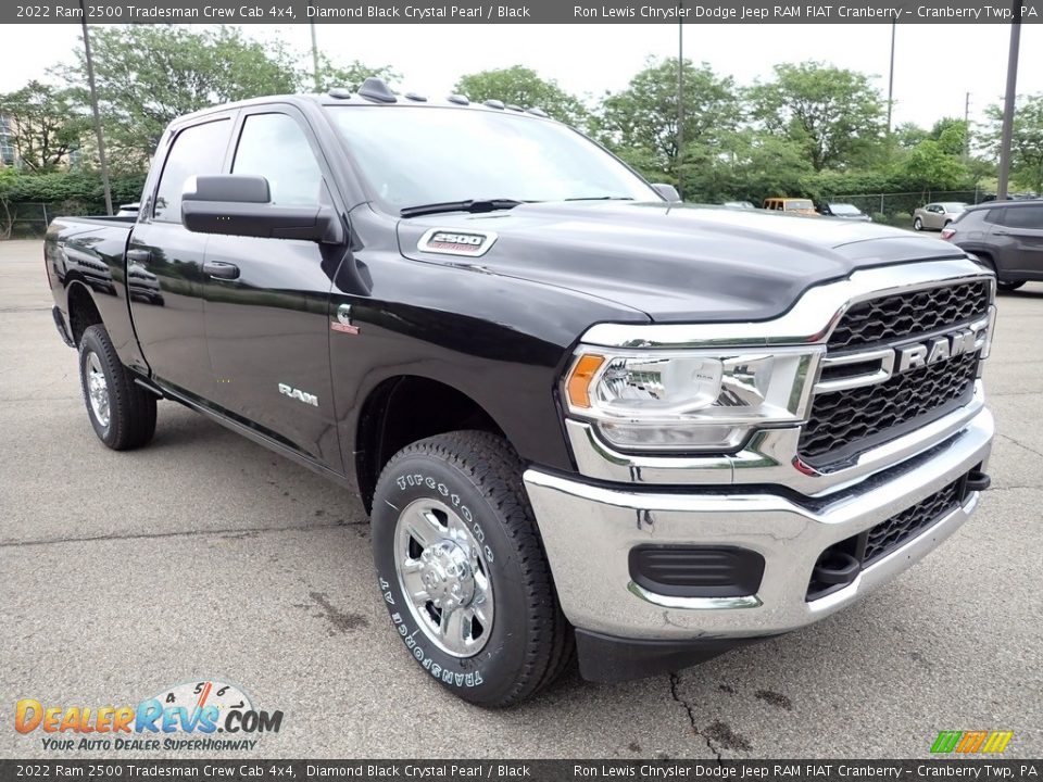 2022 Ram 2500 Tradesman Crew Cab 4x4 Diamond Black Crystal Pearl / Black Photo #7