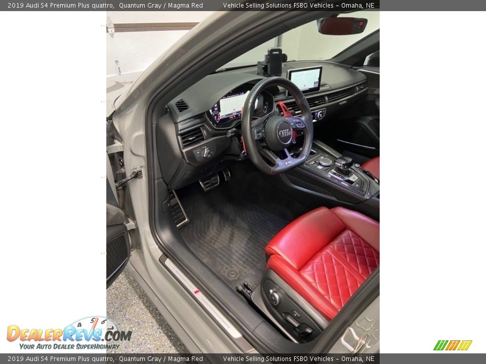 Magma Red Interior - 2019 Audi S4 Premium Plus quattro Photo #2