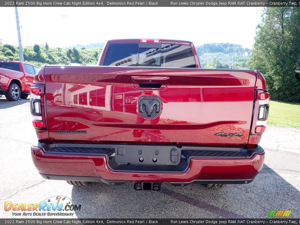 2022 Ram 2500 Big Horn Crew Cab Night Edition 4x4 Delmonico Red Pearl / Black Photo #3