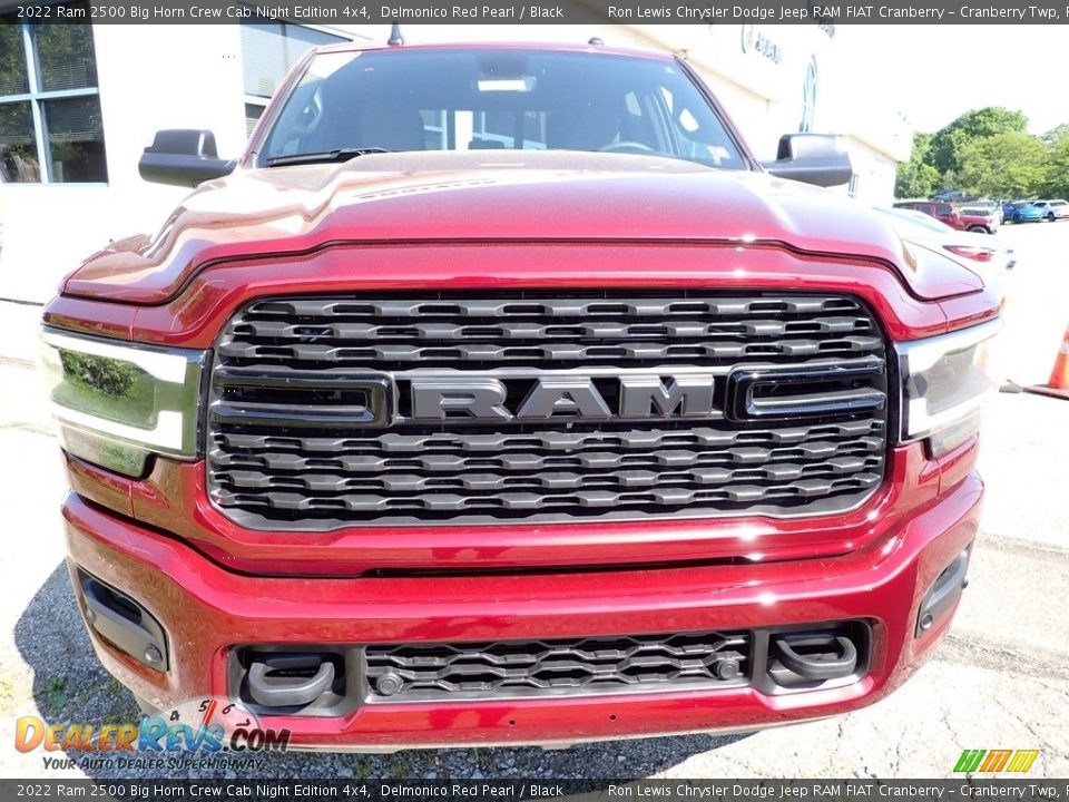 2022 Ram 2500 Big Horn Crew Cab Night Edition 4x4 Delmonico Red Pearl / Black Photo #7