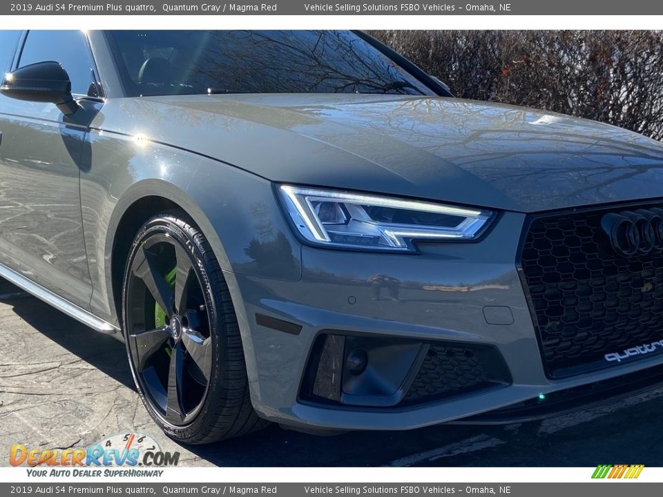 2019 Audi S4 Premium Plus quattro Quantum Gray / Magma Red Photo #15