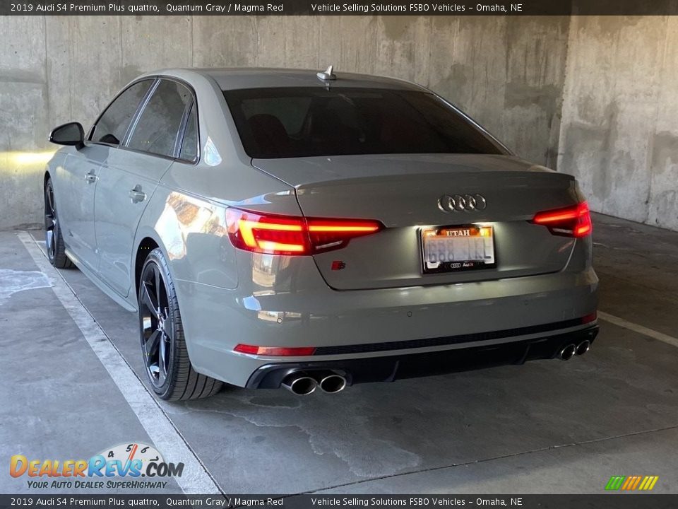 2019 Audi S4 Premium Plus quattro Quantum Gray / Magma Red Photo #22