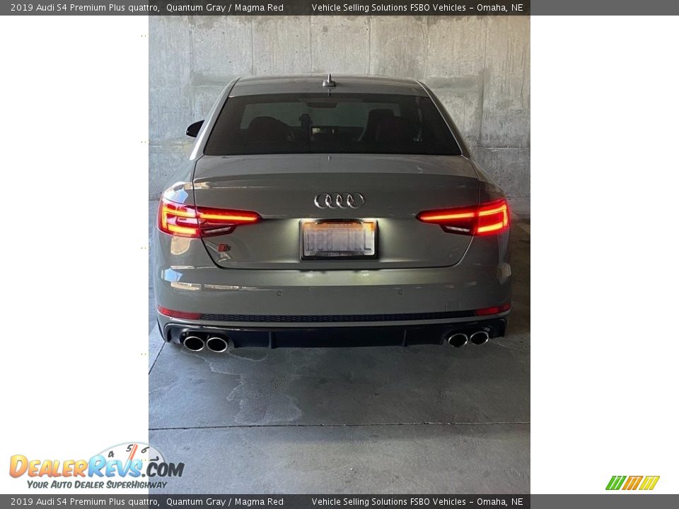 2019 Audi S4 Premium Plus quattro Quantum Gray / Magma Red Photo #23