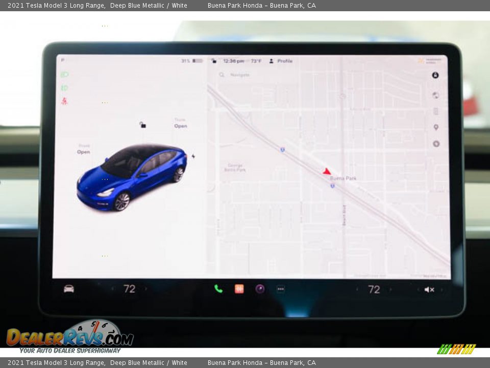 Navigation of 2021 Tesla Model 3 Long Range Photo #25