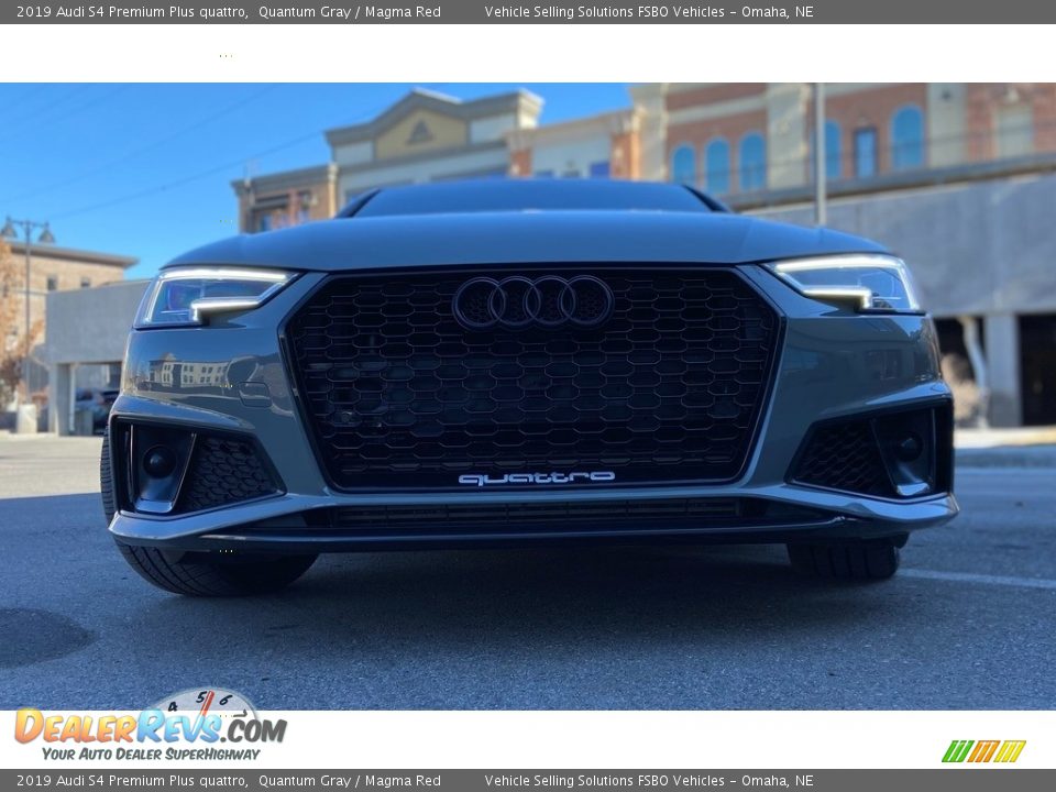 2019 Audi S4 Premium Plus quattro Quantum Gray / Magma Red Photo #25