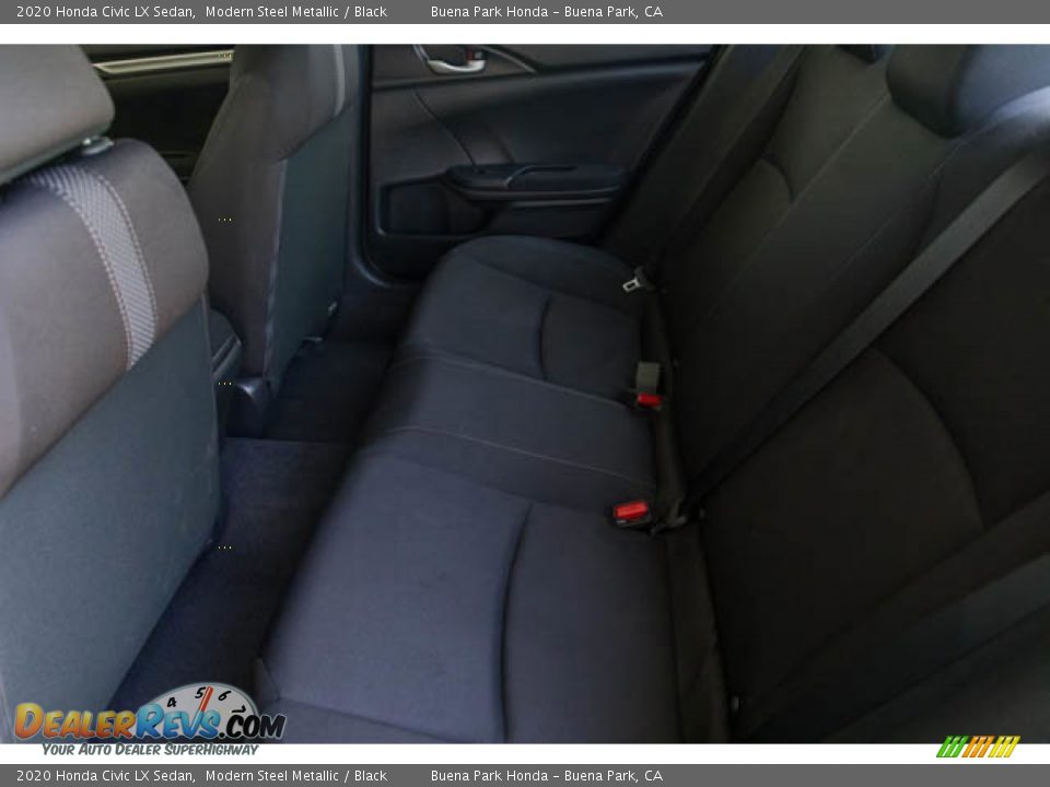 2020 Honda Civic LX Sedan Modern Steel Metallic / Black Photo #4