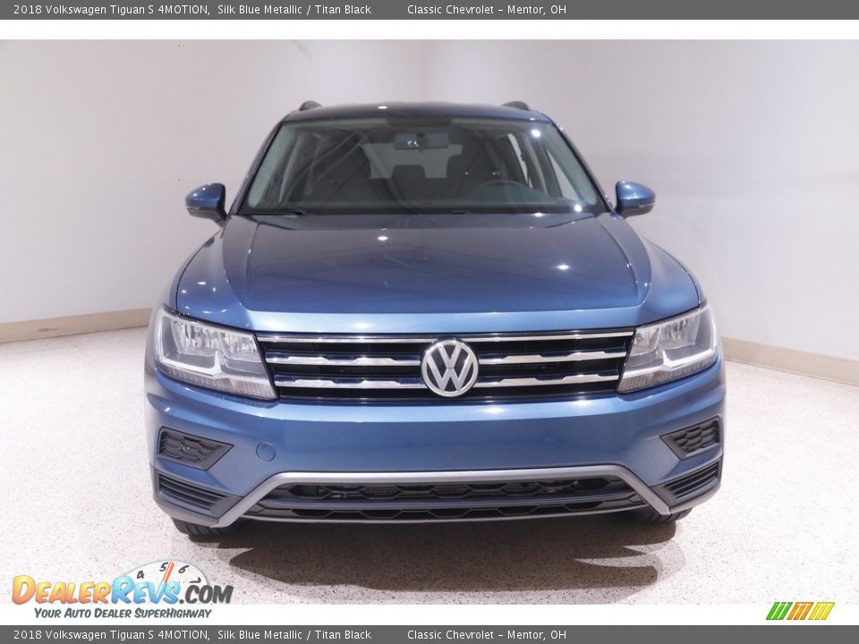 2018 Volkswagen Tiguan S 4MOTION Silk Blue Metallic / Titan Black Photo #2