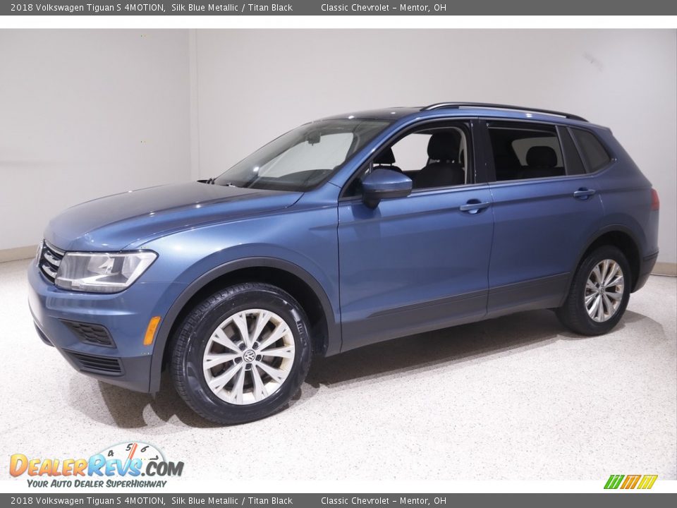 2018 Volkswagen Tiguan S 4MOTION Silk Blue Metallic / Titan Black Photo #3