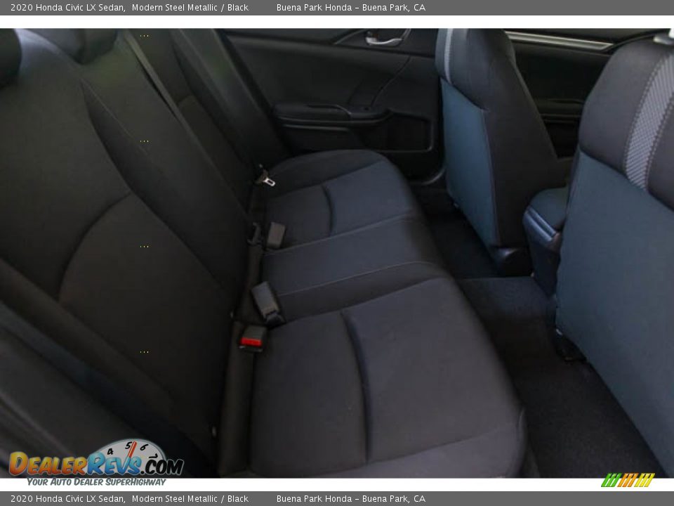 2020 Honda Civic LX Sedan Modern Steel Metallic / Black Photo #21