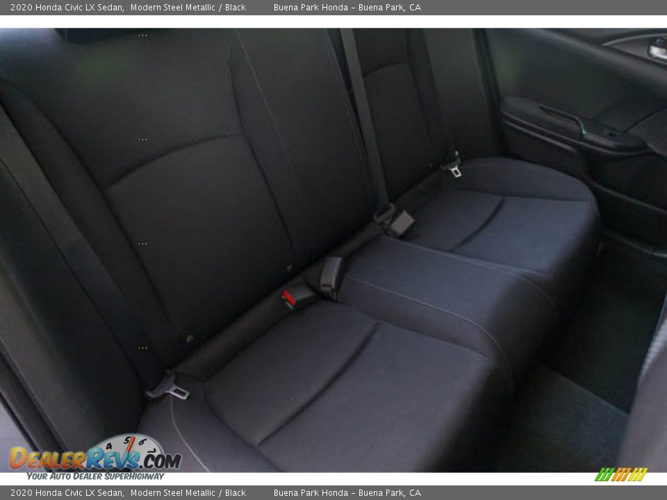 2020 Honda Civic LX Sedan Modern Steel Metallic / Black Photo #22