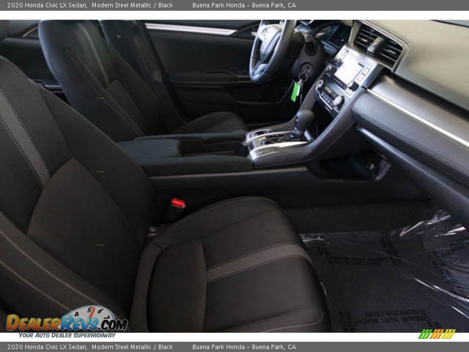 2020 Honda Civic LX Sedan Modern Steel Metallic / Black Photo #23