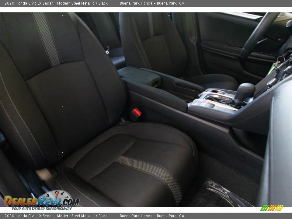 2020 Honda Civic LX Sedan Modern Steel Metallic / Black Photo #25