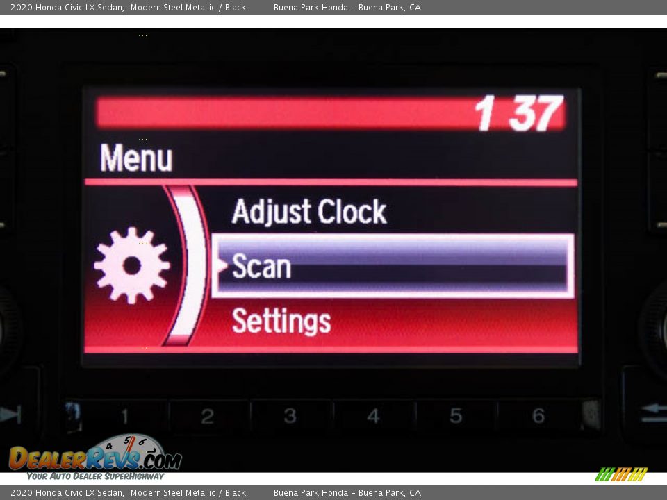 2020 Honda Civic LX Sedan Modern Steel Metallic / Black Photo #26