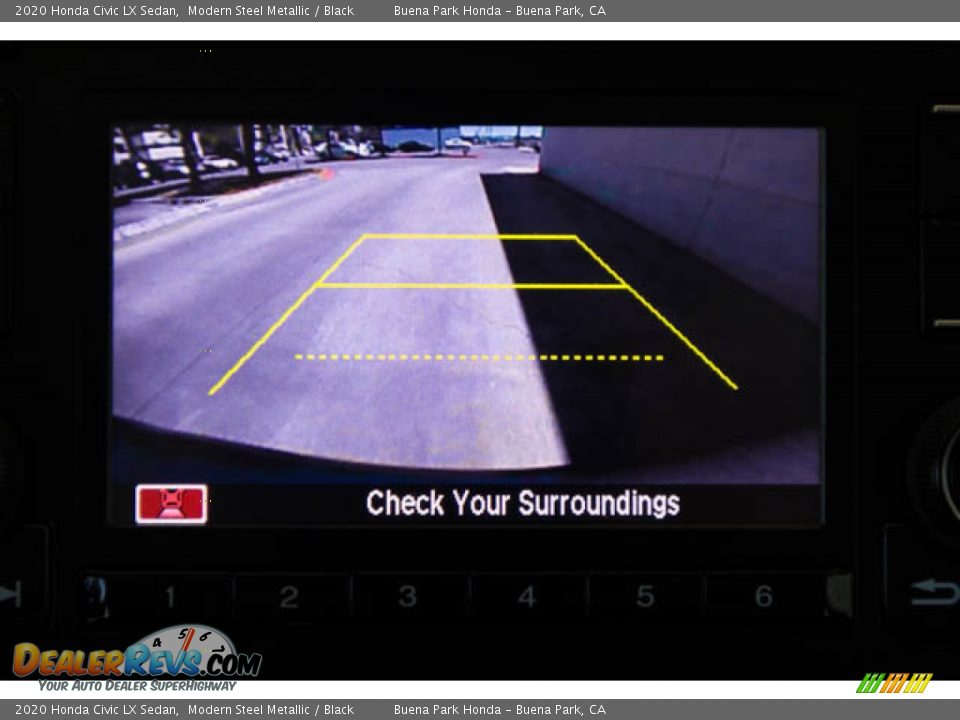 2020 Honda Civic LX Sedan Modern Steel Metallic / Black Photo #27