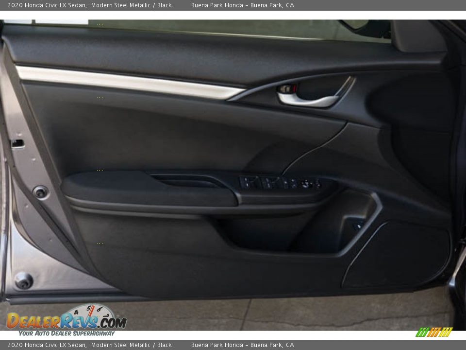 2020 Honda Civic LX Sedan Modern Steel Metallic / Black Photo #29