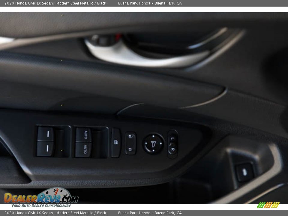 2020 Honda Civic LX Sedan Modern Steel Metallic / Black Photo #30