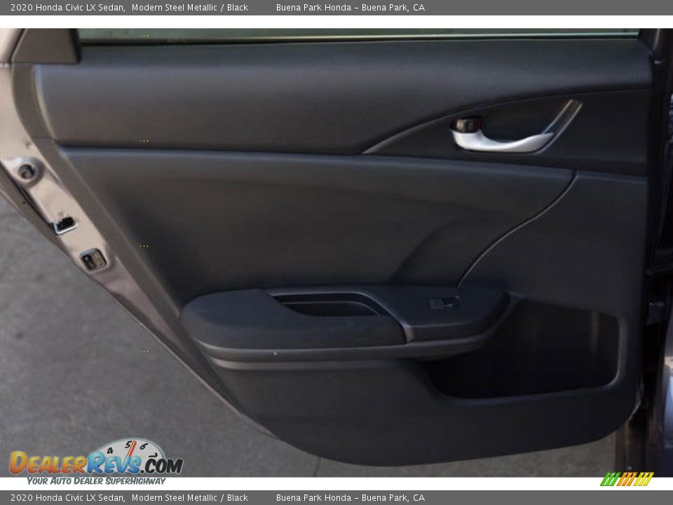 2020 Honda Civic LX Sedan Modern Steel Metallic / Black Photo #31