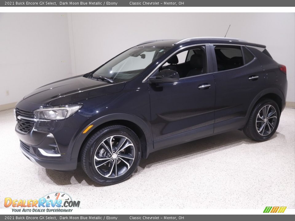 2021 Buick Encore GX Select Dark Moon Blue Metallic / Ebony Photo #3