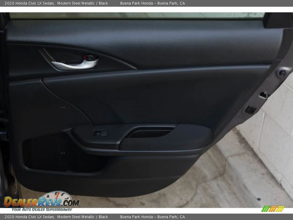 2020 Honda Civic LX Sedan Modern Steel Metallic / Black Photo #32