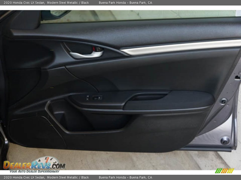 2020 Honda Civic LX Sedan Modern Steel Metallic / Black Photo #33