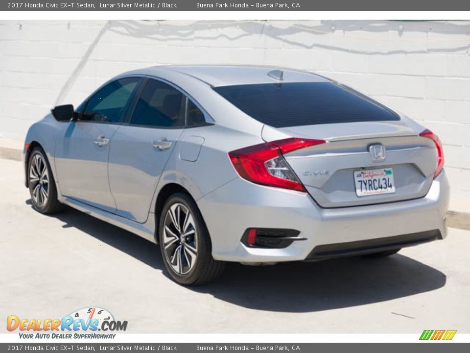 2017 Honda Civic EX-T Sedan Lunar Silver Metallic / Black Photo #2