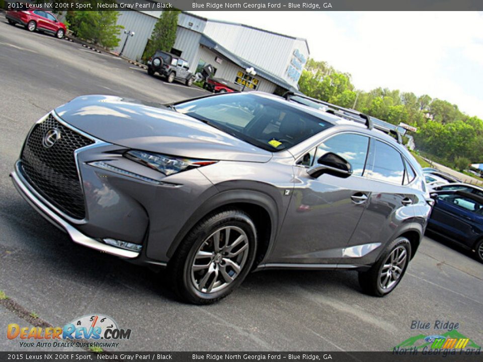 2015 Lexus NX 200t F Sport Nebula Gray Pearl / Black Photo #27