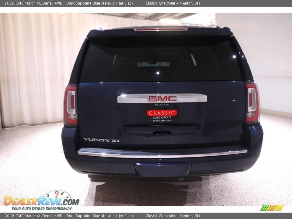 2018 GMC Yukon XL Denali 4WD Dark Sapphire Blue Metallic / Jet Black Photo #23