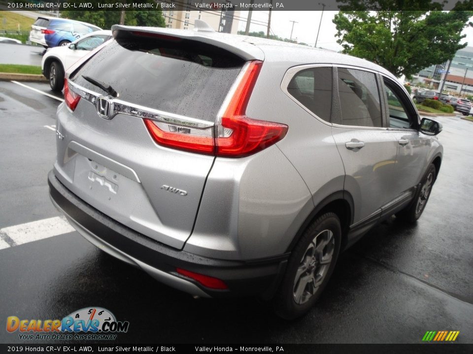 2019 Honda CR-V EX-L AWD Lunar Silver Metallic / Black Photo #7