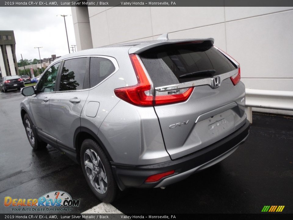 2019 Honda CR-V EX-L AWD Lunar Silver Metallic / Black Photo #10