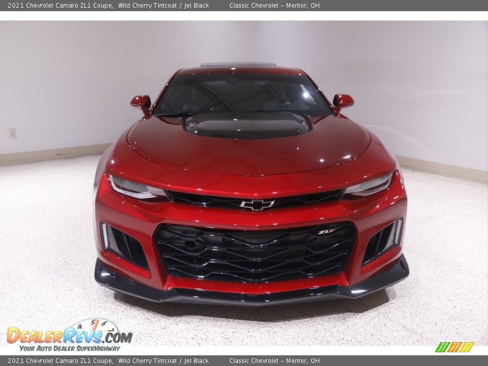 2021 Chevrolet Camaro ZL1 Coupe Wild Cherry Tintcoat / Jet Black Photo #2