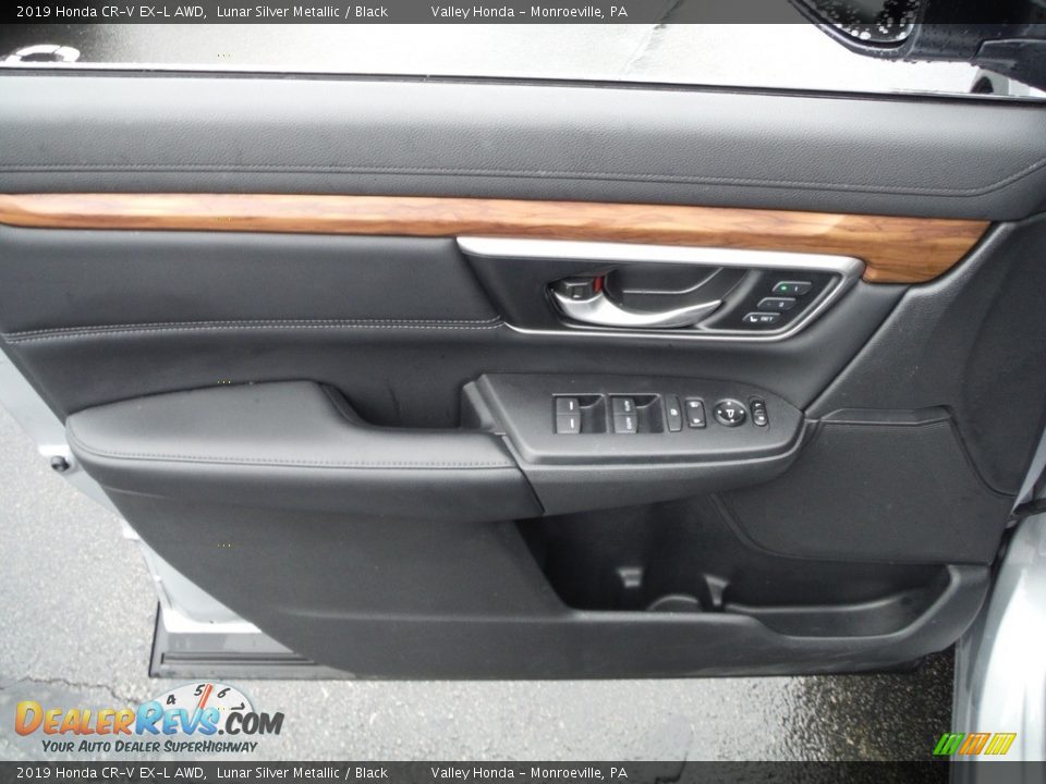 2019 Honda CR-V EX-L AWD Lunar Silver Metallic / Black Photo #12