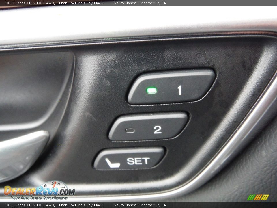 2019 Honda CR-V EX-L AWD Lunar Silver Metallic / Black Photo #13