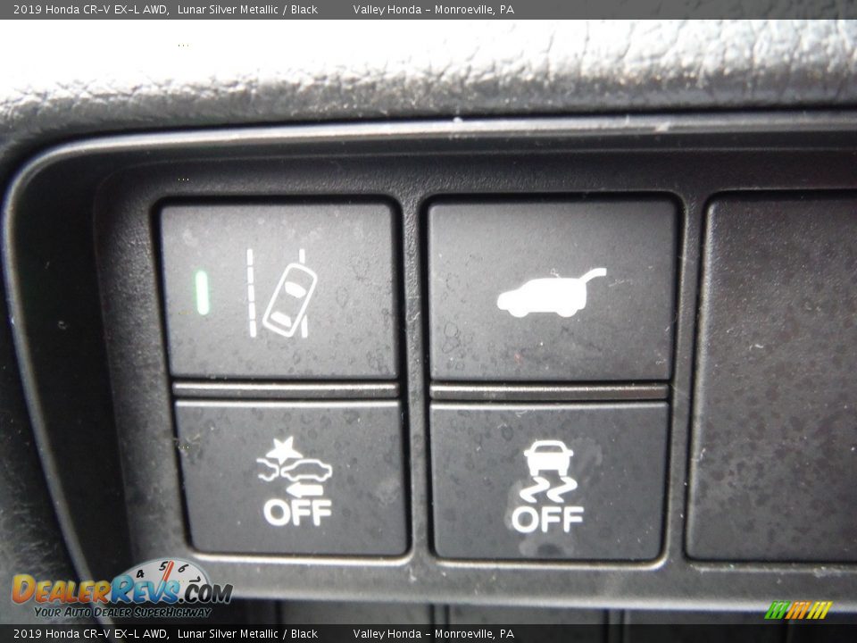 2019 Honda CR-V EX-L AWD Lunar Silver Metallic / Black Photo #15