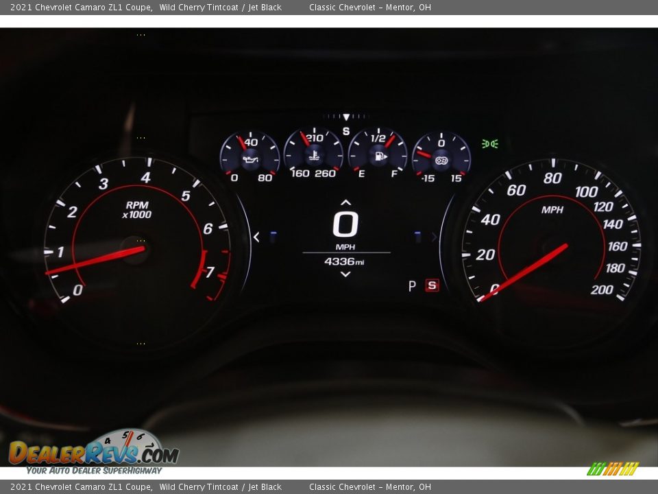 2021 Chevrolet Camaro ZL1 Coupe Gauges Photo #10