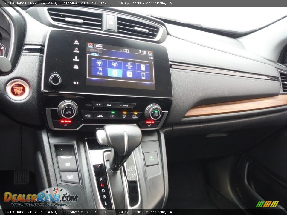 2019 Honda CR-V EX-L AWD Lunar Silver Metallic / Black Photo #18